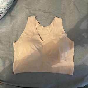 True and Co padded racer back bra